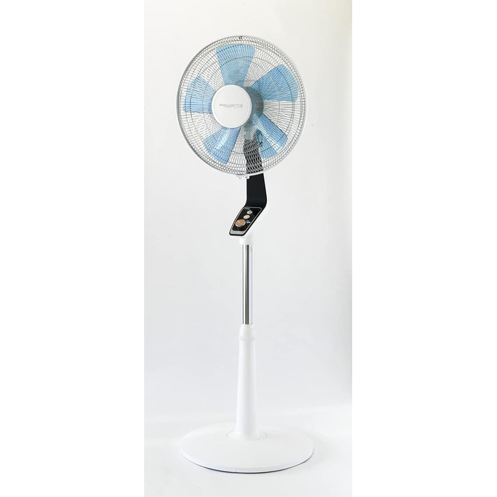 П'єдестальний вентилятор Turbo Boost Silence Extreme з пультом дистанційного керування, діаметр 40 см, надзвичайно тихий, чорний/с