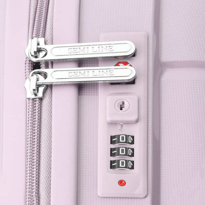 Валіза Semi Line 20' (S) Light Pink (T5793-1)