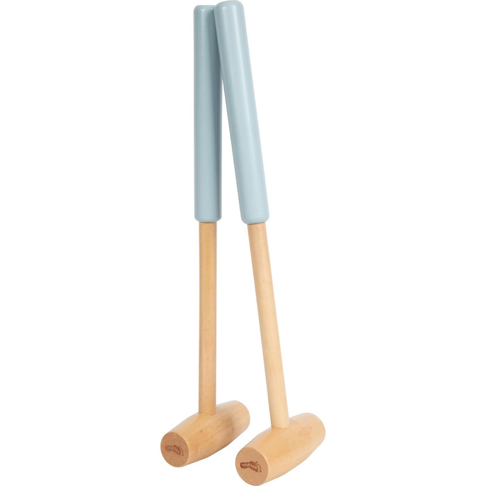 Маленький крокет Садові друзі з дерева, міцна гра на свіжому повітрі з милими мотивами тварин, для дітей віком від 3 років, 12646