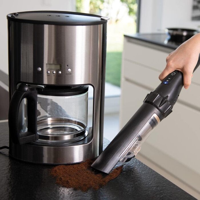 Акумуляторний ручний пилосос без мішка - акумуляторний пилосос з великою кількістю аксесуарів, включаючи довгу гнучку насадку - та