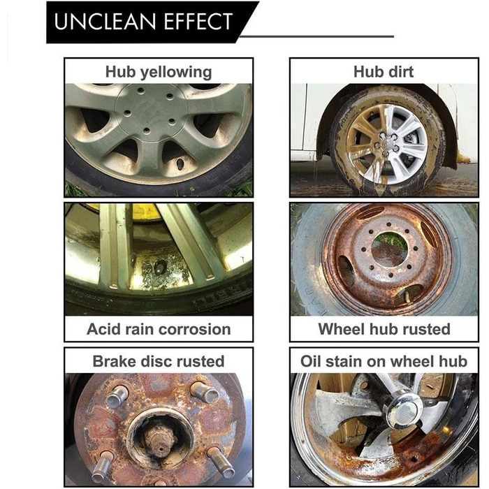 Мл Засіб для чищення коліс шин Легкосплавний обод шин Гальмо Гумовий спрей для чищення шин від пилу Розчин для полірування шин Очищувач для догляду за шинами, 120/300