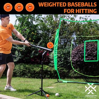 Обтяжені тренувальні бейсбольні та софтбольні м&39ячі, 473 г, важкі м&39ячі для ударів та підготовки, 9 шт.