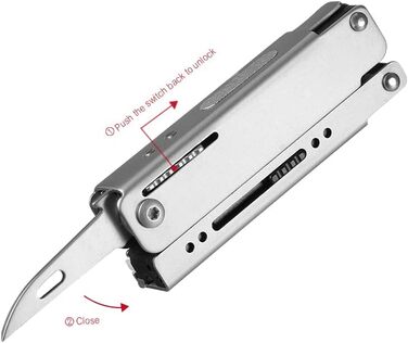 В 1 Мультиножиці EDC з зубочисткою та пінцетом Практичні маленькі та вишукані, 3 13