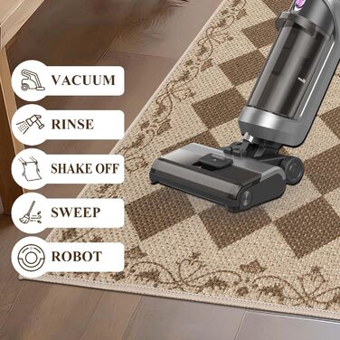 Килимова доріжка Cekene для передпокою, коричневого кольору, 80x200 см, бохо, кухонний килим, що миється, нековзний, джутова, для передпокою, кухні, коридору, спальні, 80 x 200 см, коричневого кольору