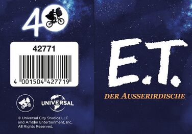 Інопланетянин E.T., плюшева фігурка 24 см, ювілейне видання до 40-річчя, 42771