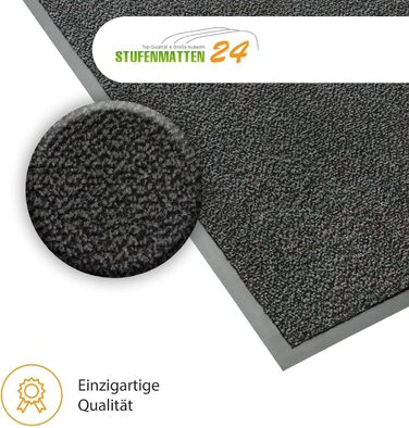 Килимок для захисту від пилу Kettelservice-Metzker Килимок для прибирання Різне Кольори та розміри сіро-чорний строкатий 120 х 180