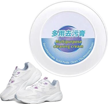 Білий крем для взуття White Shoe Cleaner White Shoes, для глибокого чищення спортивного взуття з брезенту та сітки 2 шт. и