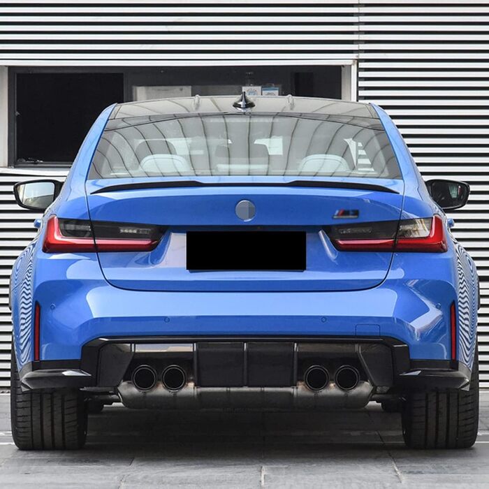 Задній спойлер для BMW 3 Series G20 2019 320i 325i 330i M3, автомобільний спойлер Спойлер багажника, стійкий до подряпин обвіс, заднє крило, задній спойлер A/Carbon Fiber