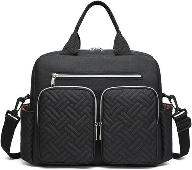 Сумка для пеленання дитини, стильна, для мами і тата, дорожня сумка-трансформер з ізольованими кишенями чорна