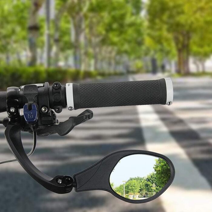 Дзеркало заднього виду Arkham Bicycle для мотоцикла HD з нержавіючої сталі, покоління 2.0 ( праве еліпс) овальної форми, 2 - праве