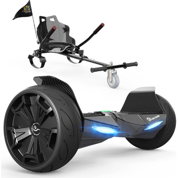 Гіроскутер EVERCROSS з картингом – 8,5" дитячий гіроскутер-картинг з Bluetooth, керуванням через додаток, самобалансуючий самокат для підлітків та дорослих