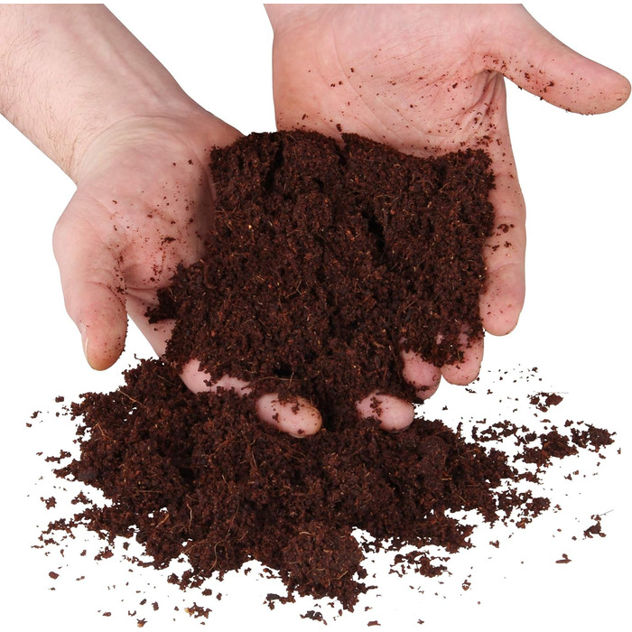 Дрібнозернистий кокосовий ґрунт 324 л - 36x650 г пресованого ґрунту, екологічний посівний ґрунт з кокосових волокон, 100 органічни