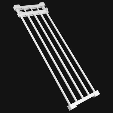 Регульована телескопічна полиця для зберігання, роздільник для шафи/гардероба, висока несуча здатність, не потрібні цвяхи для компактних кухонних шафок