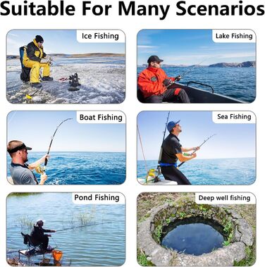 Підводна рибальська камера Fish Finder, 5000 мАг, з інфрачервоним нічним баченням, водонепроникність IP67, з екраном 10 см, для льоду, річки та човна