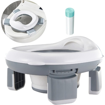 Складний дитячий горщик PandaEar для подорожей Дорожній горщик для дитячого унітазу, сидіння для унітазу сидіння для унітазу дитяч