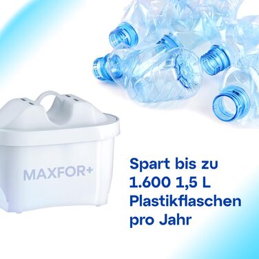 Фільтр для води AQUAPHOR Jasper Black вкл. 1 фільтр MAXFOR I Зменшує вапняний наліт і хлор I Графин на 2,8 л I Столовий фільтр для води I Розміщується в дверцятах холодильника.