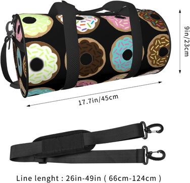 Дорожня сумка-циліндр з квітковим принтом, спортивна сумка для чоловіків та жінок, сумка-мішок, спортивна сумка