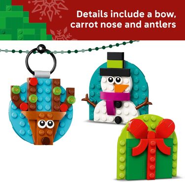 Конструктор LEGO Various Christmas Tree Pendants 40744, 153 деталі, ялинкові прикраси