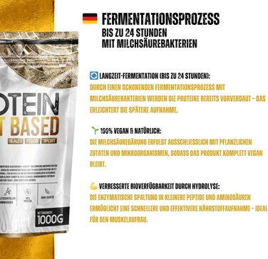 Протеїн веганський ORGANIC Fermented Natural 600 г
