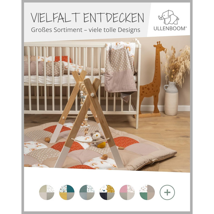 Чохол на пеленальний килимок 75x85 см веселка (Made in EU) - знімний чохол на пеленальний килимок 85x75, дитячий чохол на пеленаль