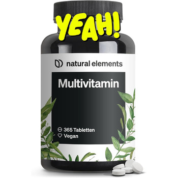 Мультивітамінний комплекс Natural Elements (365 веганських таблеток)