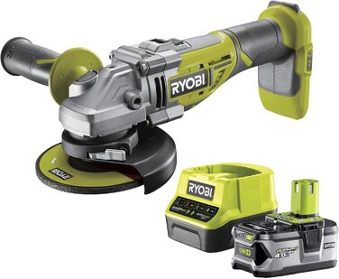 Акумуляторна кутова шліфувальна машина Ryobi R18AG7-140S