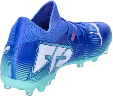Футбольні бутси PUMA Unisex Future 7 Match Mg 46 EU Bluemazing Puma White Electric Peppermint