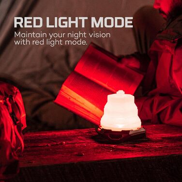 Акумуляторний кемпінговий ліхтар та портативний зарядний пристрій - Потужний складаний ліхтар на 1000 люменів - Аксесуар для кемпінгу, 1000 -