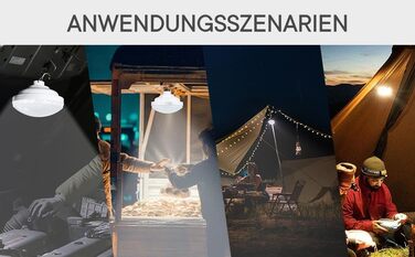 Ліхтарі для кемпінгу, 2 електричні кемпінгові ліхтарі, 2400 мАг, круглі бездротові акумуляторні світлодіодні вуличні ліхтарі, 2 шт.