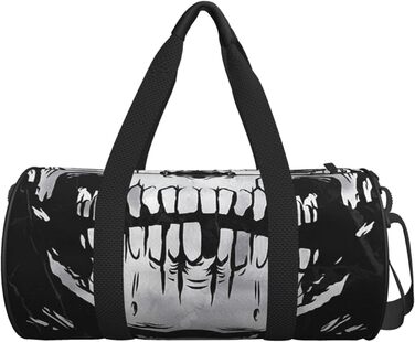Спортивна сумка з дизайном черепа, для фітнесу, подорожей та багажу, велика дорожня сумка, сумка на нічліг та на вихідні для жінок та чоловіків