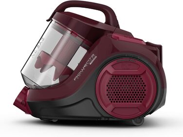 Безмішковий пилосос, 1,2 л, паркетна щітка RO2933EA, чорний/темно-червоний