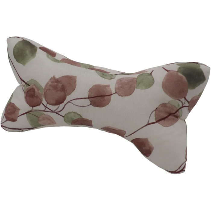 Мануфактура Martinshof Осіння кістка для читання, подушка для шиї, кістка для шиї, валик для шиї, подушка для читання, кістка для читання, підставка для книги, розслаблююча подушка, подушка, підтримка шиї, ергономічна, бавовна, трави, листя