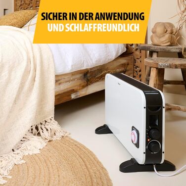 Конвекторний радіатор Tristar KA-5816-2000 Вт - турборежим - таймер, білий