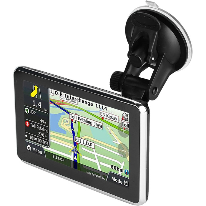 Дюймовий сенсорний екран для автомобіля, GPS-навігація з DDR256M 8G MP3 FM, карта Європи, універсальний GPS-навігатор, 5-
