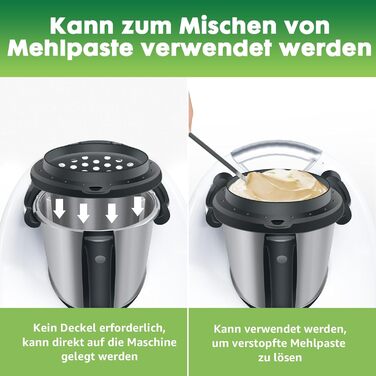 Сито Sptzle Сумісне з аксесуарами Thermomix Tm6, насадка Sptzle для Vorwerk Аксесуари Thermomix з силіконовим скребком, сито Sptzle для кухонного комбайна Швидко підготовлений прес Spaetzle Spaetzle