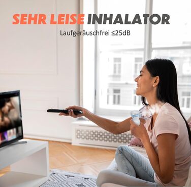 Інгалятор AU YAT для дорослих, портативний інгалятор, що перезаряджається, для дорослих і дітей, безшумний інгалятор для дітей, яскраво-білий