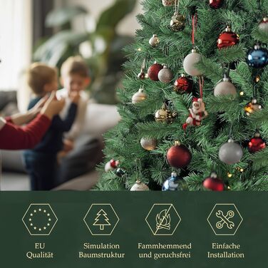 Штучна ялинка з металевою підставкою 210 см SALCAR