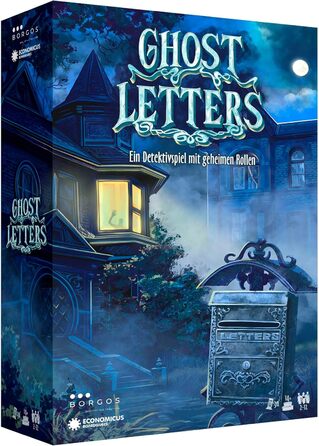 Листи привидів - гра-загадка про вбивство з таємними ролями - гра-вітальня - гра-загадка для дорослих 14 - гра-вечірка - гра на дедукцію німецьке видання.