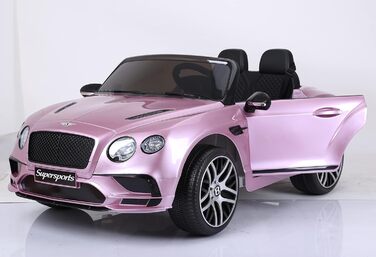 Дитячий електромобіль FINOOS Bentley Continental 12V 2-місний дитячий автомобіль з пультом дистанційного керування, від 1 до 6 рок