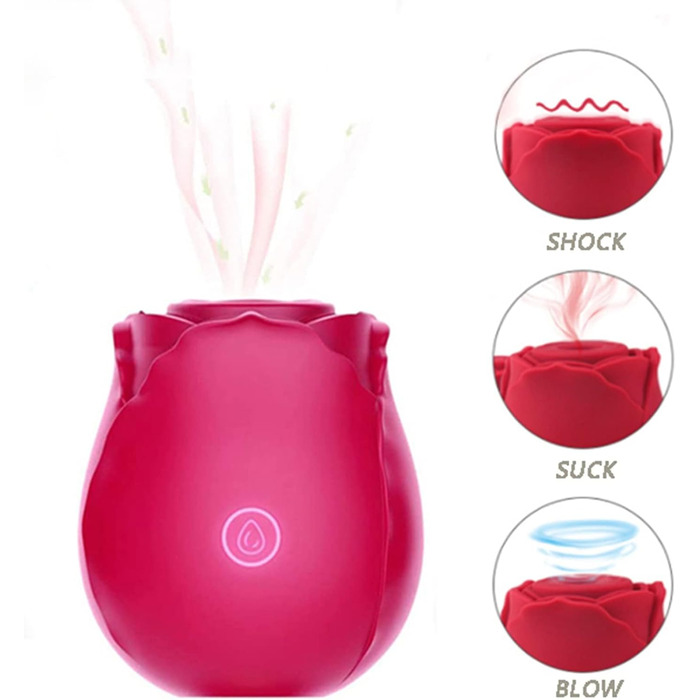 Кліторальний вакуумний вібратор SANLAIHGJY, 7 режимів всмоктування, водостійкий, перезаряджуваний