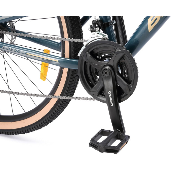 Повністю алюмінієвий гірський велосипед BIKESTAR з 21-швидкісною коробкою передач Shimano, дисковими гальмами, шинами 26, 27,5, 29 дюймів рама 16, 16,5, 17,5 дюймів БЕЗРИЗИКОВА ПРОБА Шини 29 дюймів рама 17,5 дюймів 29 дюймів синього кольору