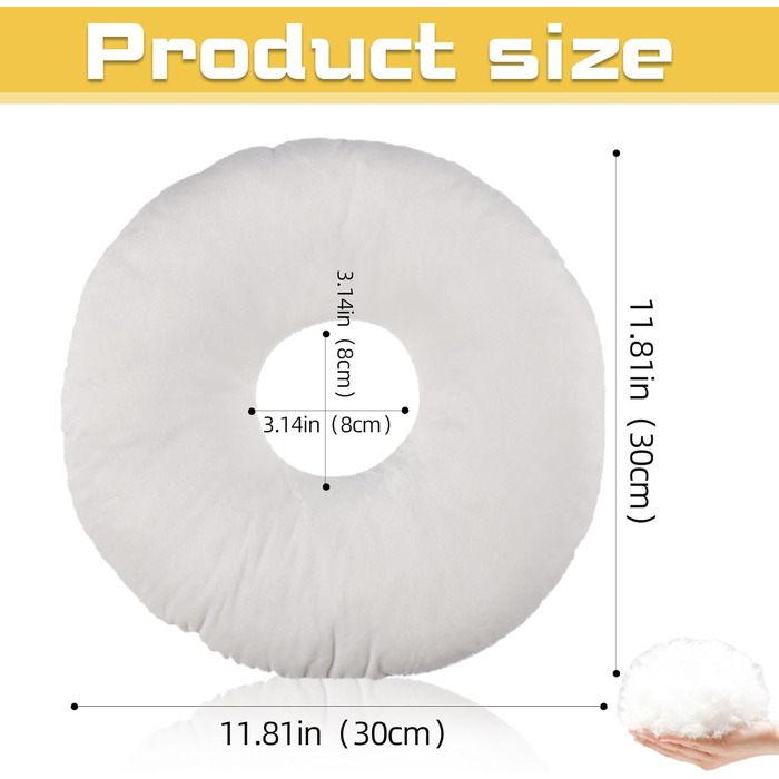 Подушка Funmo з отвором, пірсинг, з проколюванням вуха від болю в вухах, подушка-пончик, пірсинг, кільце для сну для знеболення