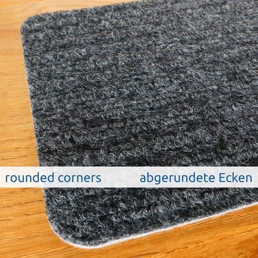 Ваші самоклеючі килимки для сходів GEAR, проступь 76x20 см, килим для сходів з нижньою стороною TPR, клей не потрібен, килим для с