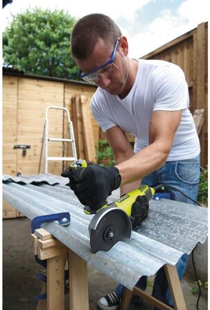 Кутова шліфувальна машина Ryobi EAG2000RS, зелена, 2000 Вт