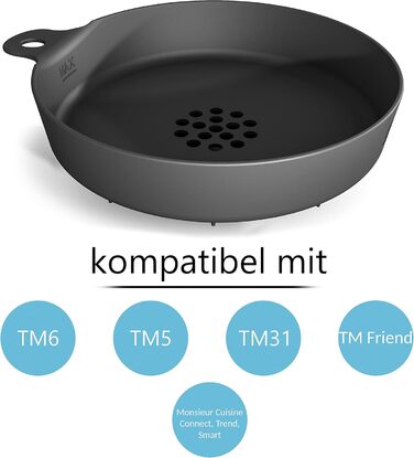 Терка для шпецле, сумісна з Thermomix TM6, TM5, TM31, TM Friend & Monsieur Cuisine Connect, Trend, Smart, насадка Sptzle, Sptzle, аксесуари