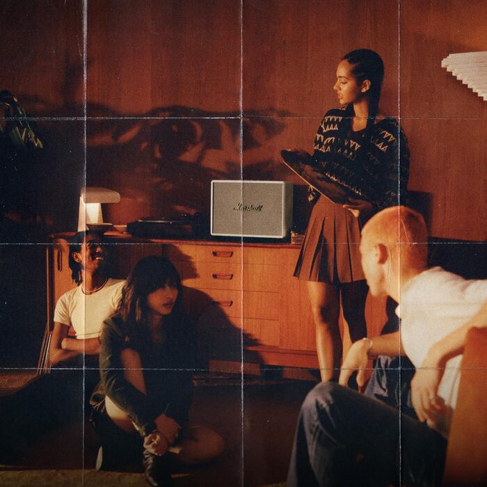 Бездротова колонка Marshall Woburn III Bluetooth, бездротова - домашня колонка з кремовим відтінком