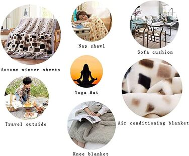 М&39яка та тепла фланелева флісова ковдра (130x150 см) з бадмінтонним візерунком та 3D спортивною тематикою. Підходить як плед на диван, плед або покривало для ліжка. Ідеально підходить для дітей та дорослих.