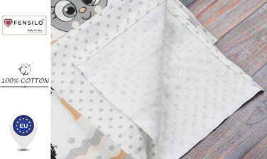 Муслінові пелюшки - муслінові серветки - упаковка 10 70x80 см - тканинні пелюшки, Зроблено в ЄС - перевірено на вміст шкідливих ре