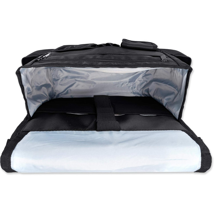 Органайзер на переднє сидіння автомобіля Luxja з чохлом і чохлом для ноутбука, органайзер на сидіння автомобіля з регульованими ре