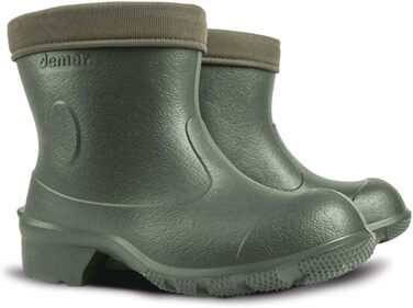 Короткі легкі гумові чоботи DEMAR Agro LUX 48 EU з підкладкою з EVA, зелені